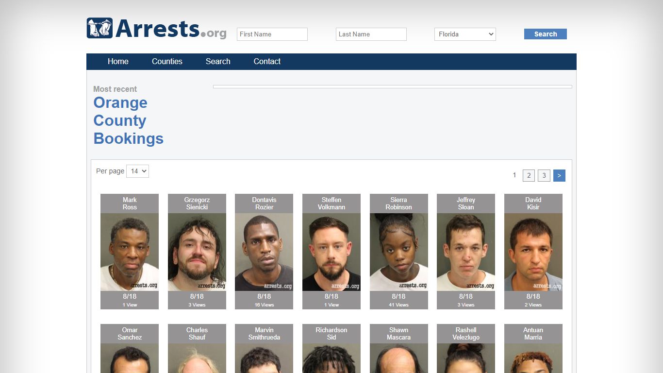 Orange County Arrests and Inmate Search